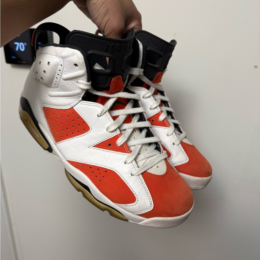Nike Air Jordan 6 VI Retro Gatorade Men’s Size 10.5 Orange White 384664-145 Used